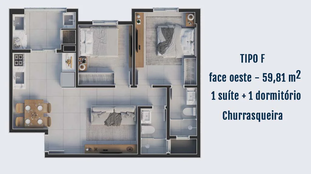 Planta do apartamento 1506