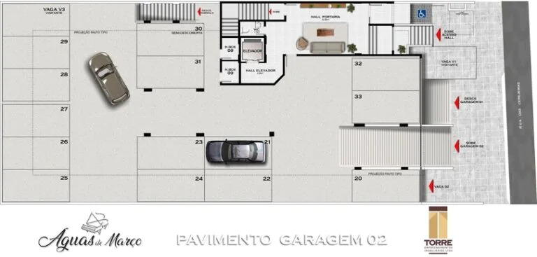 Planta garagem
